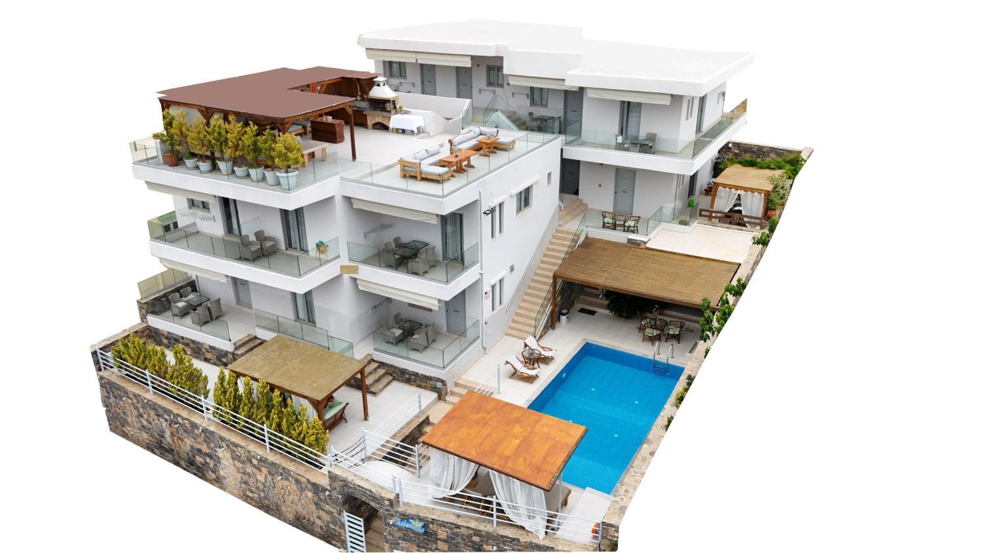Asteri Apartments Und Studios Makriyialós Ngoại thất bức ảnh