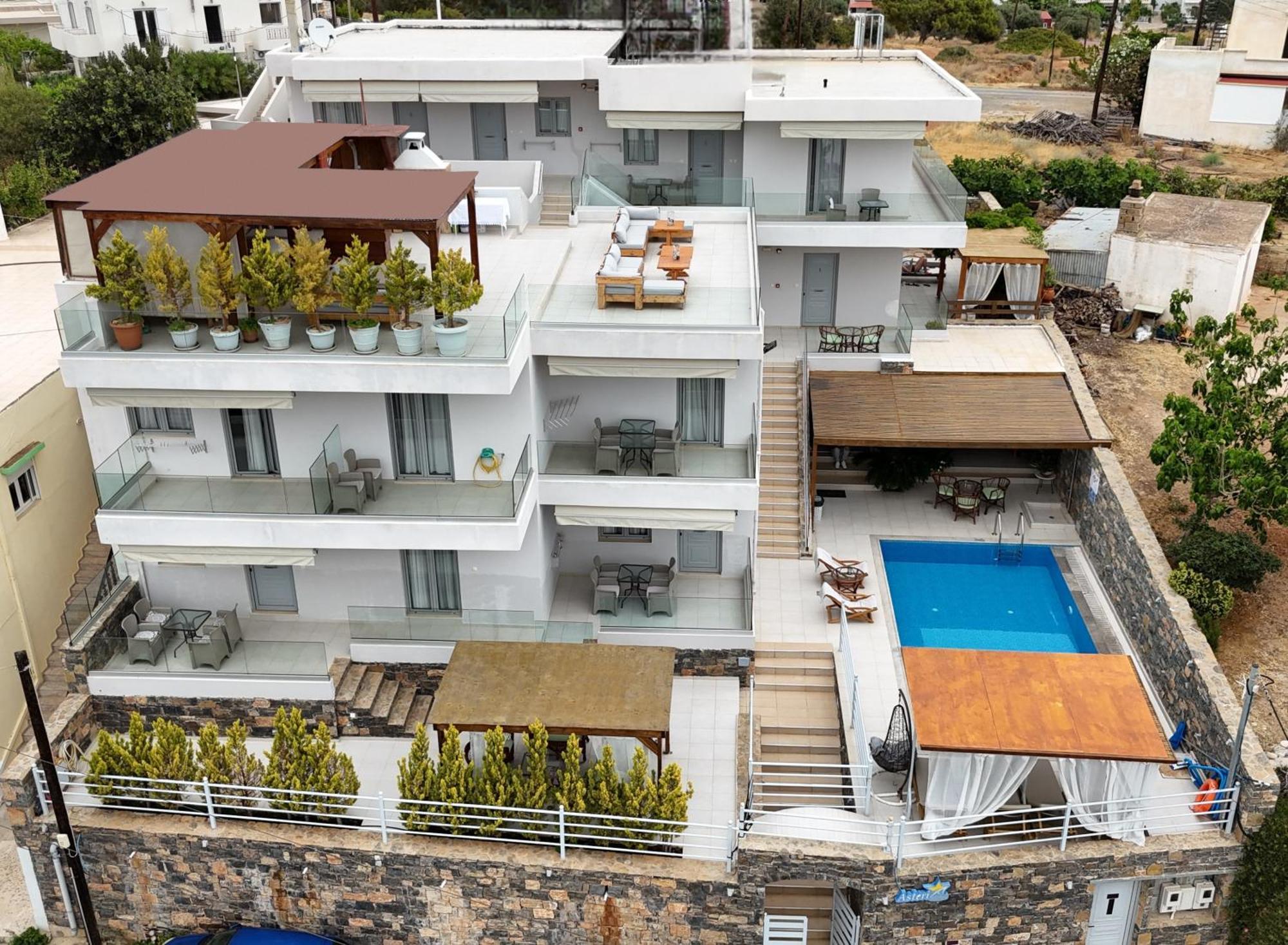 Asteri Apartments Und Studios Makriyialós Ngoại thất bức ảnh